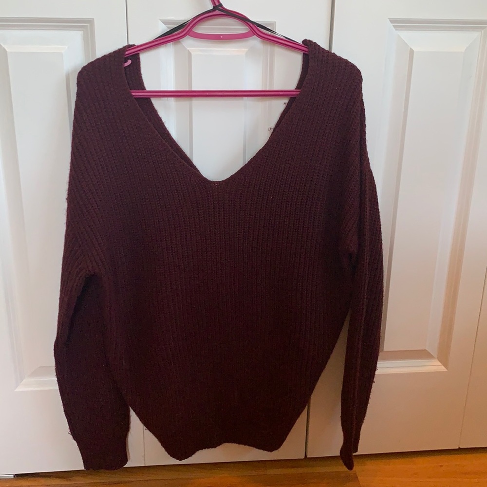 Twist Back Sweater